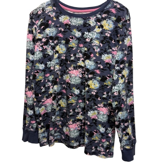 Vera Bradley Blue and Pink Floral Pajama Set - Picture 3 of 9